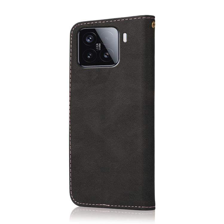 For Redmi 15 5G / 4G EU 171mm Dual-color Stitching Leather Phone Case