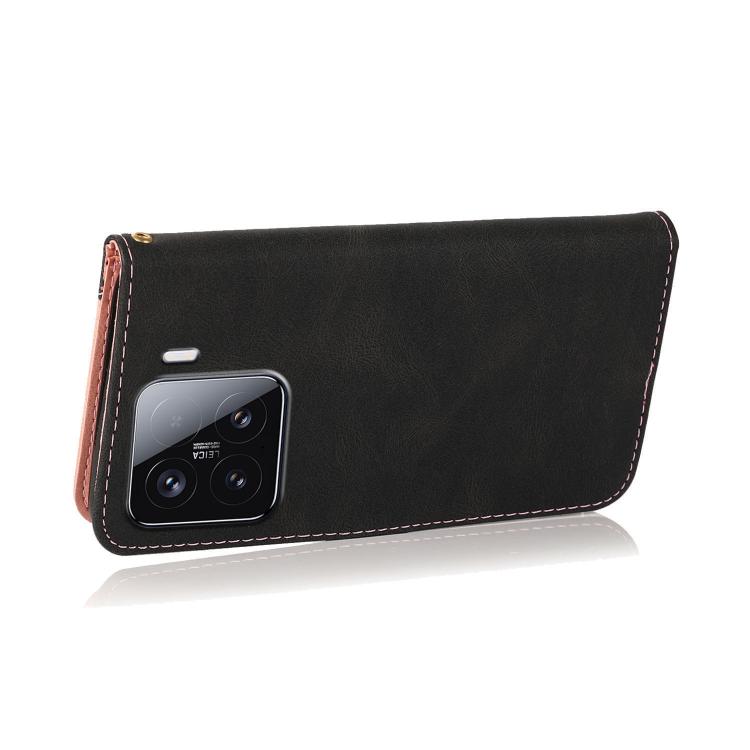 For Redmi 15 5G / 4G EU 171mm Dual-color Stitching Leather Phone Case
