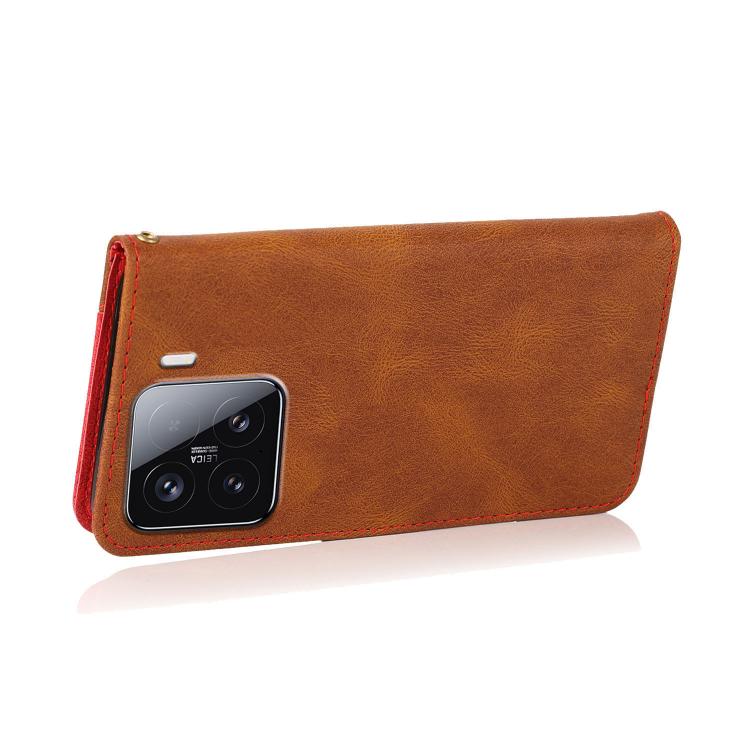 For Redmi 15 5G / 4G EU 171mm Dual-color Stitching Leather Phone Case