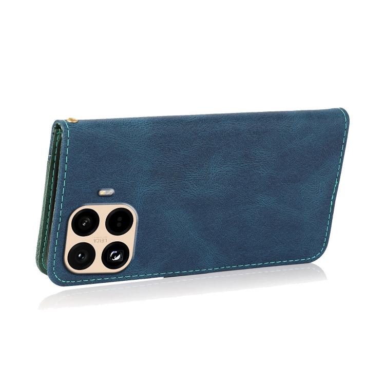 For Redmi 15T Pro 5G Dual-color Stitching Leather Phone Case