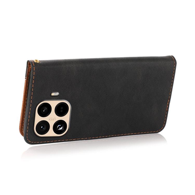 For Redmi 15T Pro 5G Dual-color Stitching Leather Phone Case