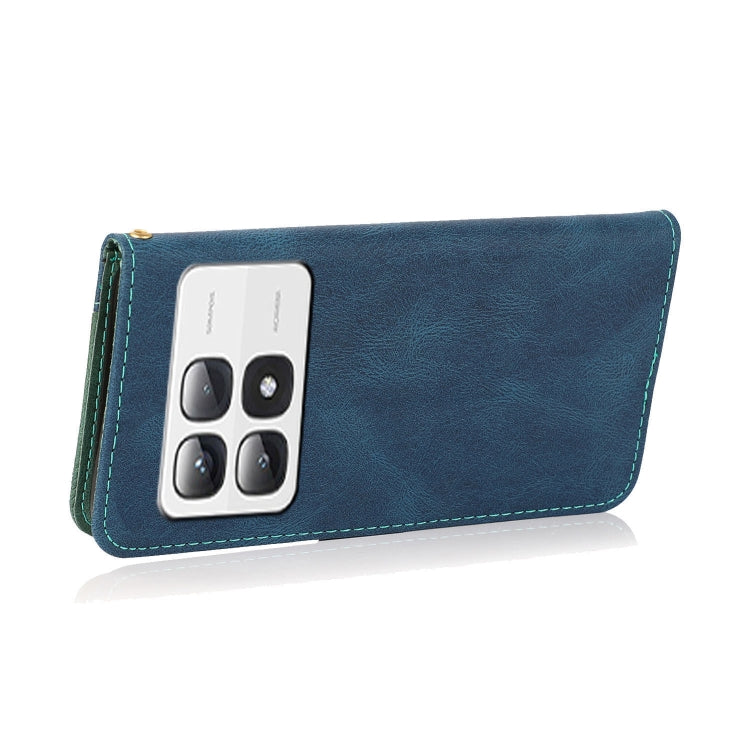 For Xiaomi 14T Pro Dual-color Stitching Leather Phone Case