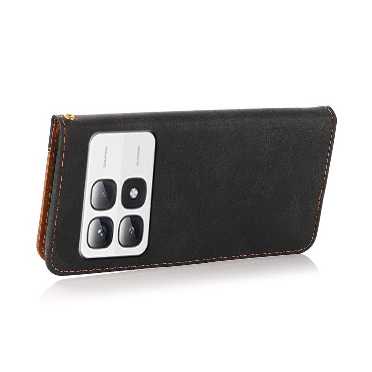 For Xiaomi 14T Pro Dual-color Stitching Leather Phone Case