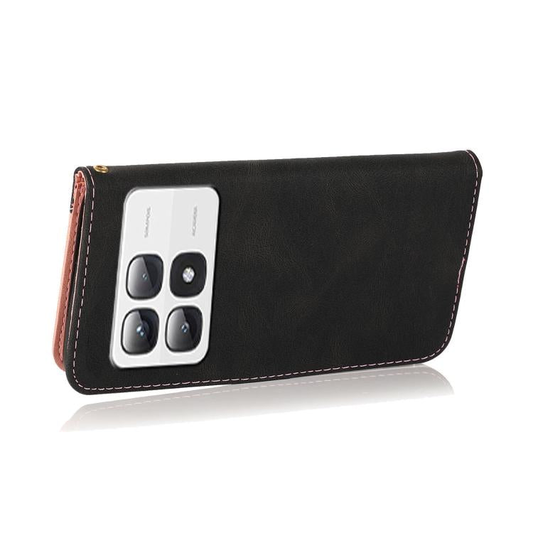 For Xiaomi 14T Pro Dual-color Stitching Leather Phone Case