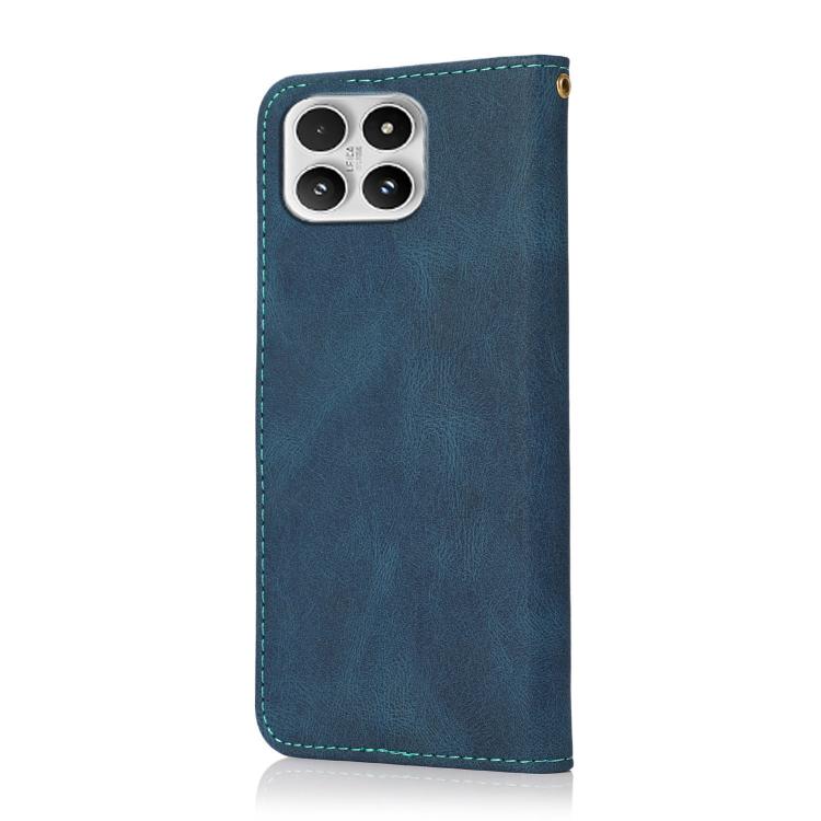 For Xiaomi 17 Dual-color Stitching Leather Phone Case
