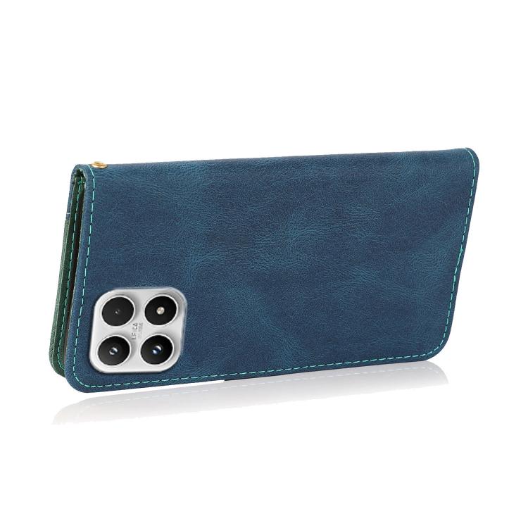 For Xiaomi 17 Dual-color Stitching Leather Phone Case