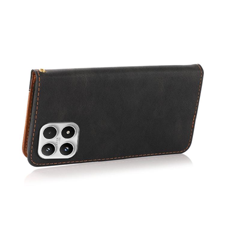 For Xiaomi 17 Dual-color Stitching Leather Phone Case