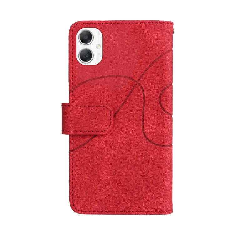 For Samsung Galaxy A06 4G Dual-color 9 Card Slots Zipper Wallet Leather Phone Case