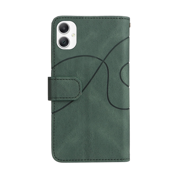 For Samsung Galaxy A06 4G Dual-color 9 Card Slots Zipper Wallet Leather Phone Case