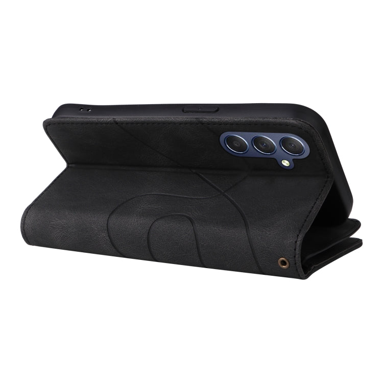 For Samsung Galaxy A16 5G Dual-color 9 Card Slots Zipper Wallet Leather Phone Case