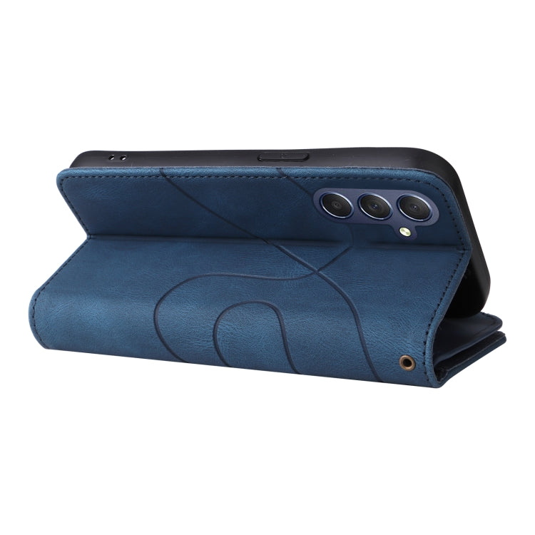 For Samsung Galaxy A16 5G Dual-color 9 Card Slots Zipper Wallet Leather Phone Case