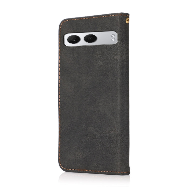 For OnePlus Nord 4 Dual-color Stitching Leather Phone Case