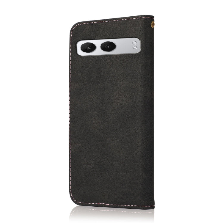 For OnePlus Nord 4 Dual-color Stitching Leather Phone Case