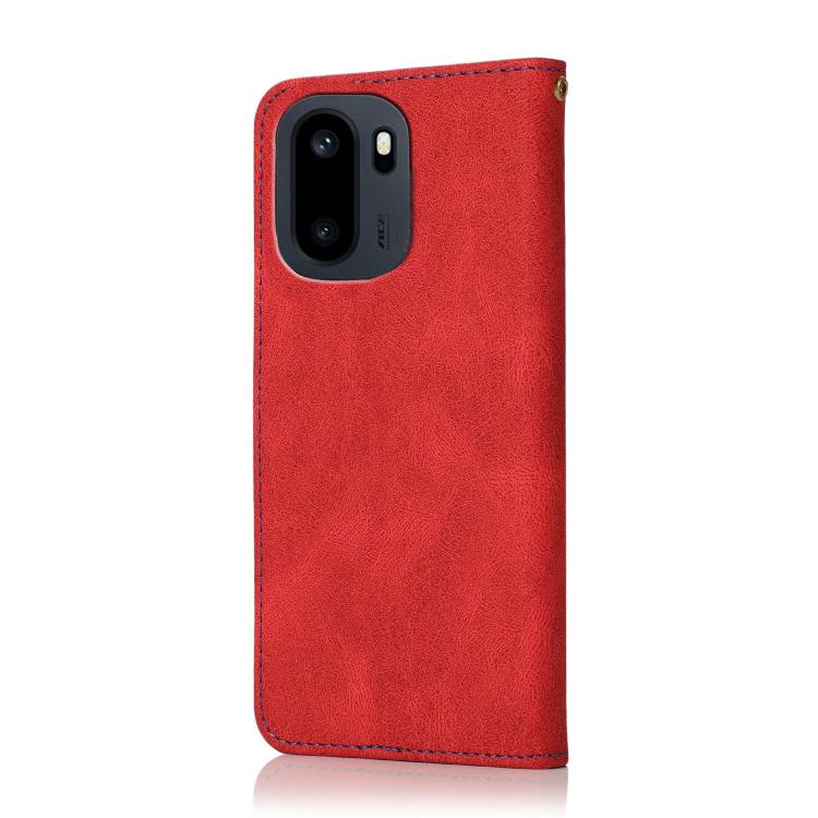 For OnePlus Ace 6 Dual-color Stitching Leather Phone Case