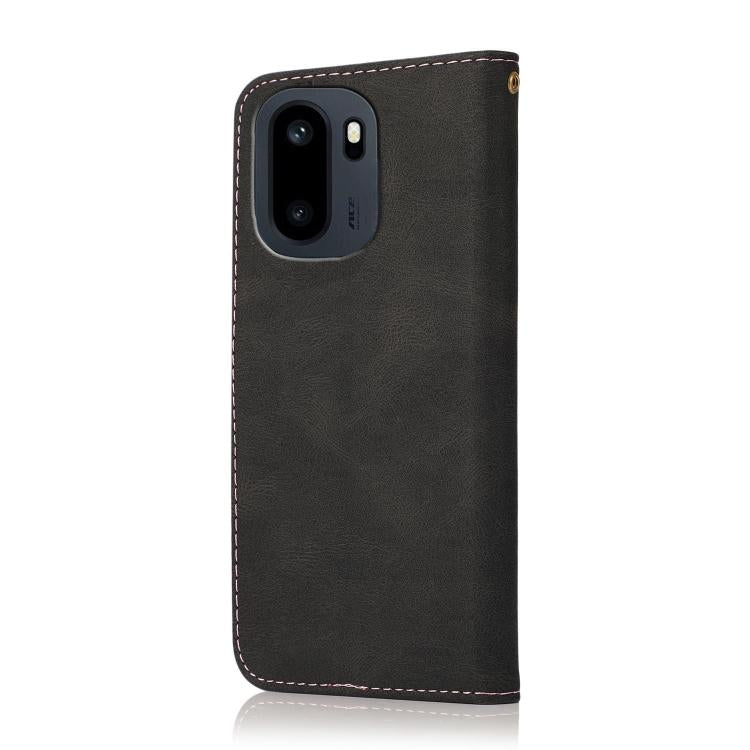 For OnePlus Ace 6 Dual-color Stitching Leather Phone Case