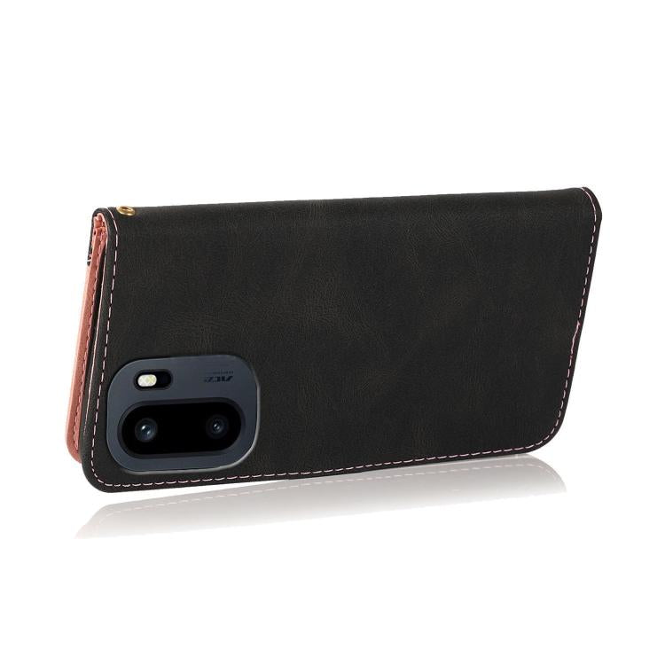 For OnePlus Ace 6 Dual-color Stitching Leather Phone Case