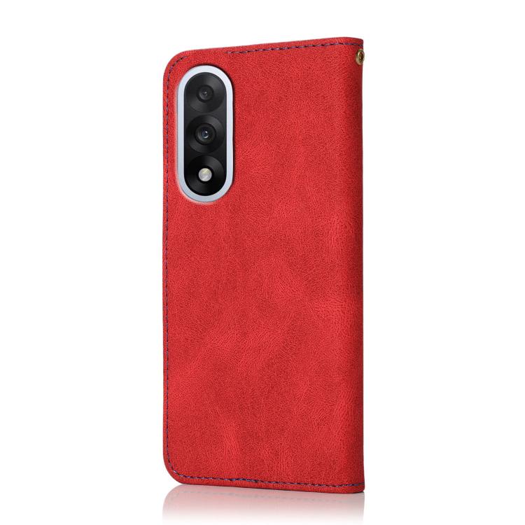 For OnePlus Nord 5 Dual-color Stitching Leather Phone Case