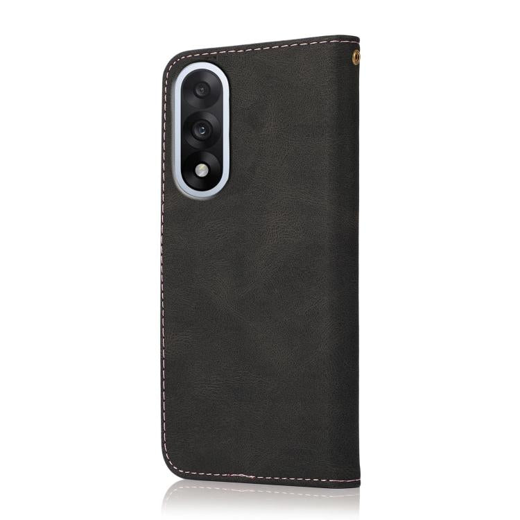 For OnePlus Nord 5 Dual-color Stitching Leather Phone Case