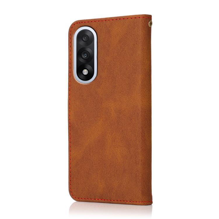 For OnePlus Nord 5 Dual-color Stitching Leather Phone Case