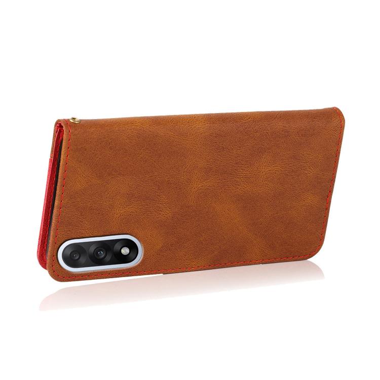 For OnePlus Nord 5 Dual-color Stitching Leather Phone Case