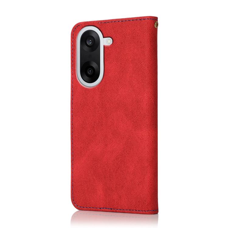 For OnePlus Nord CE5 Dual-color Stitching Leather Phone Case