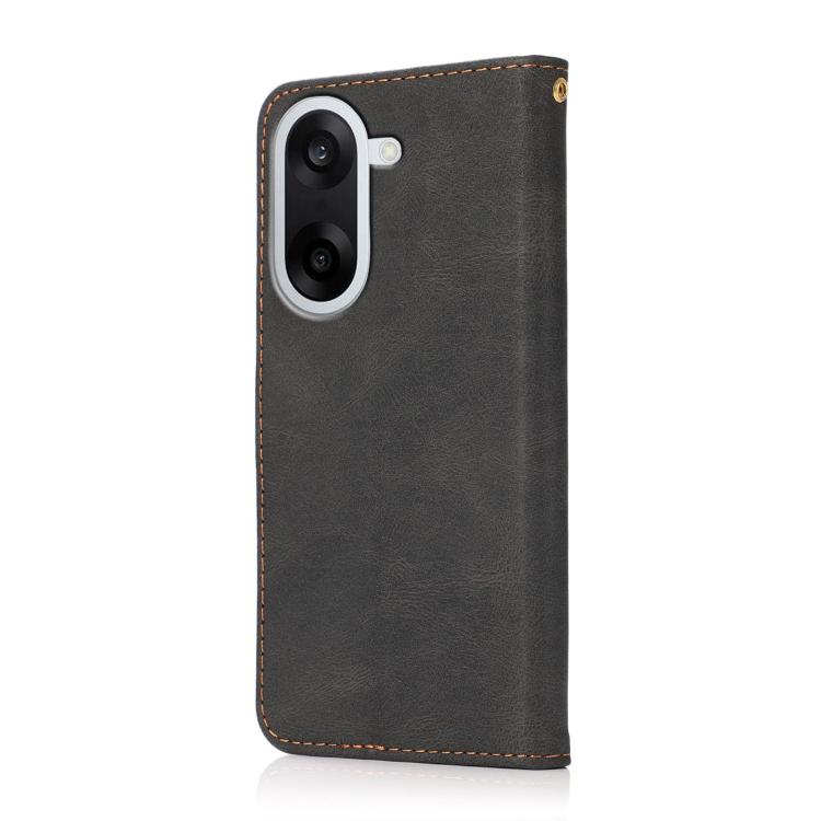 For OnePlus Nord CE5 Dual-color Stitching Leather Phone Case