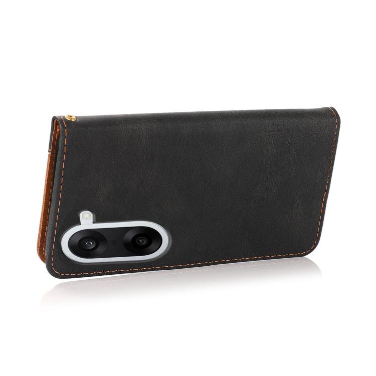 For OnePlus Nord CE5 Dual-color Stitching Leather Phone Case