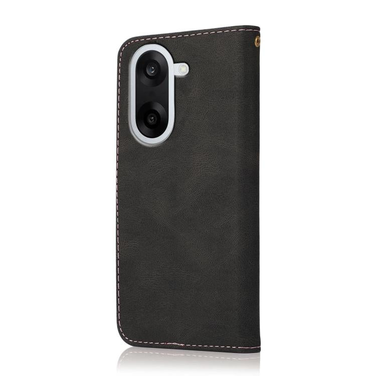 For OnePlus Nord CE5 Dual-color Stitching Leather Phone Case