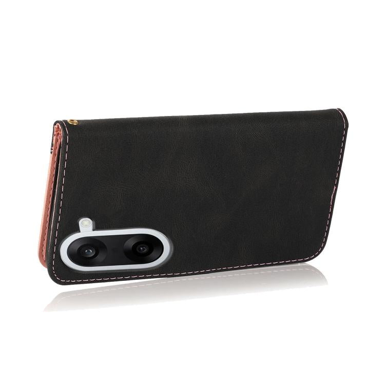 For OnePlus Nord CE5 Dual-color Stitching Leather Phone Case