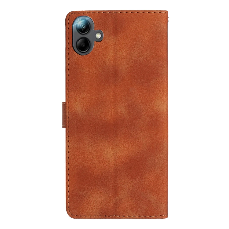For Samsung Galaxy A06 4G Flower Butterfly Embossing Pattern Leather Phone Case