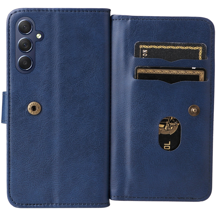 For Samsung Galaxy A16 5G Multi-Function Wallet 10 Card Slots Leather Phone Case