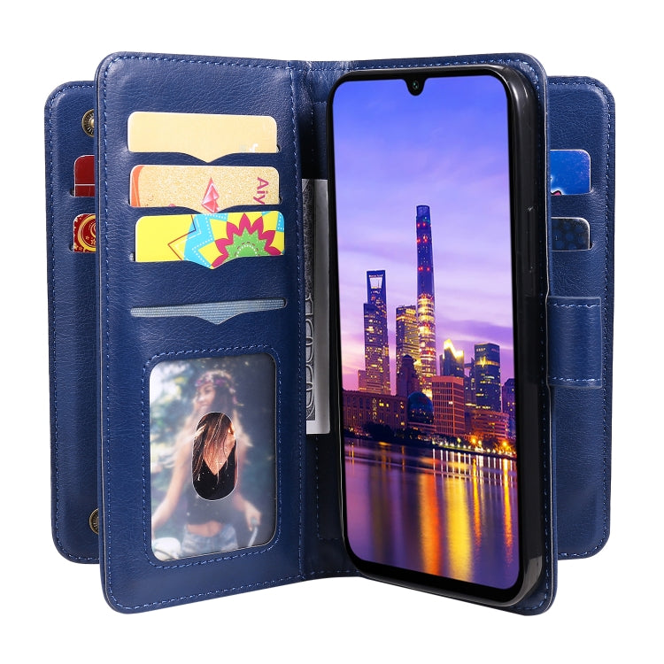 For Samsung Galaxy A16 5G Multi-Function Wallet 10 Card Slots Leather Phone Case
