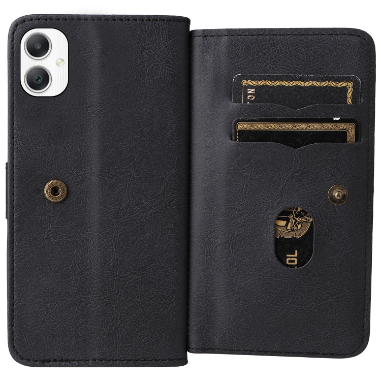 For Samsung Galaxy A06 4G Multi-Function Wallet 10 Card Slots Leather Phone Case
