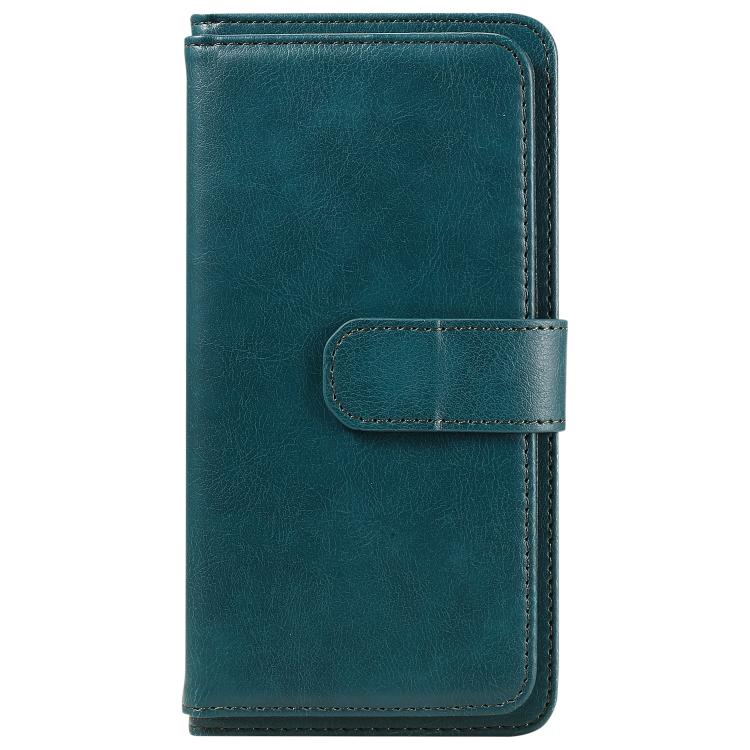 For Galaxy A27 5G Multi-Function Wallet 10 Card Slots Leather Phone Case