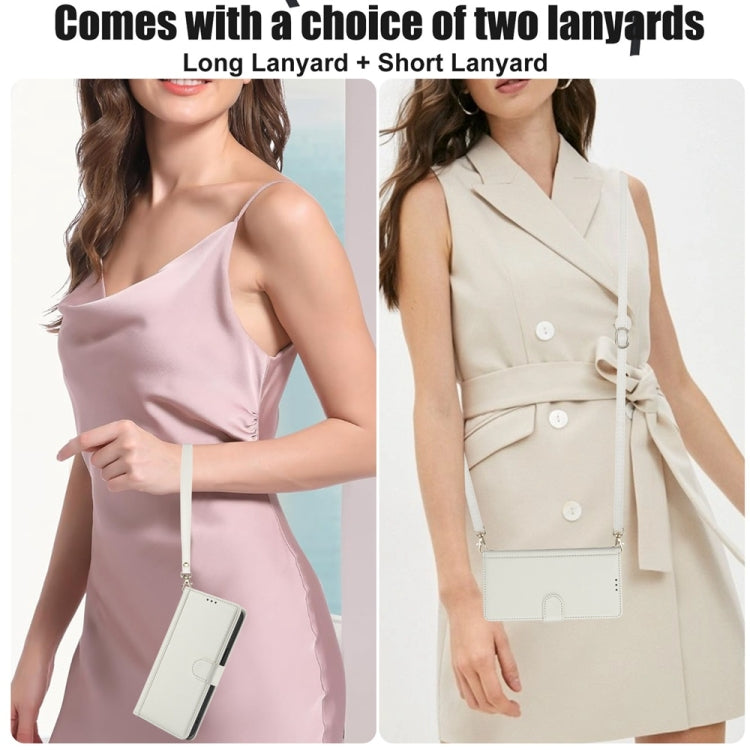 For Samsung Galaxy Note20 Ultra Skin Feel Pure Color Card Slots Leather Phone Case with Dual Lanyard