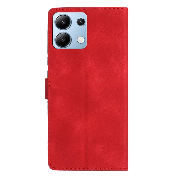 For Redmi Note 13 4G Flower Butterfly Embossing Pattern Leather Phone Case