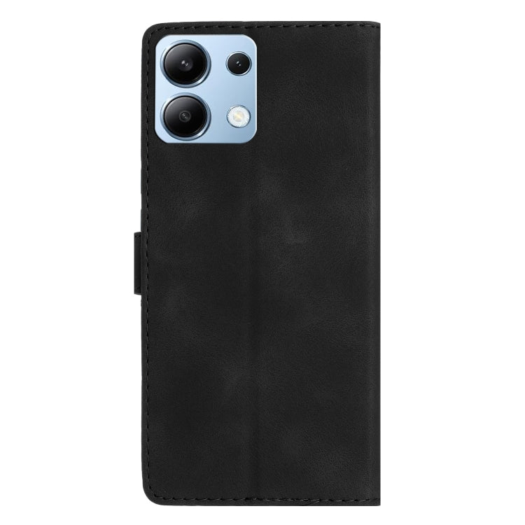 For Redmi Note 13 4G Flower Butterfly Embossing Pattern Leather Phone Case