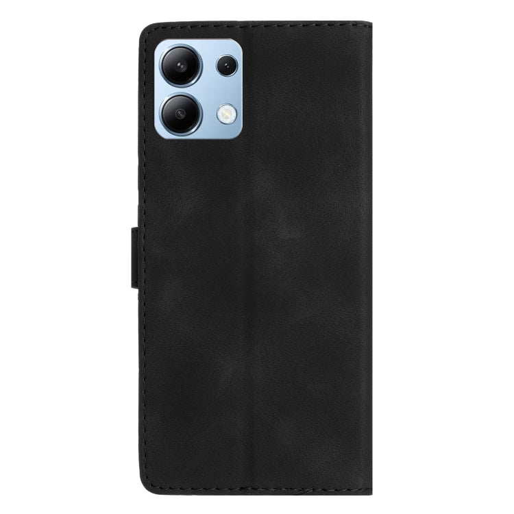 For Redmi Note 14 4G 163.25mm Flower Butterfly Embossing Pattern Leather Phone Case