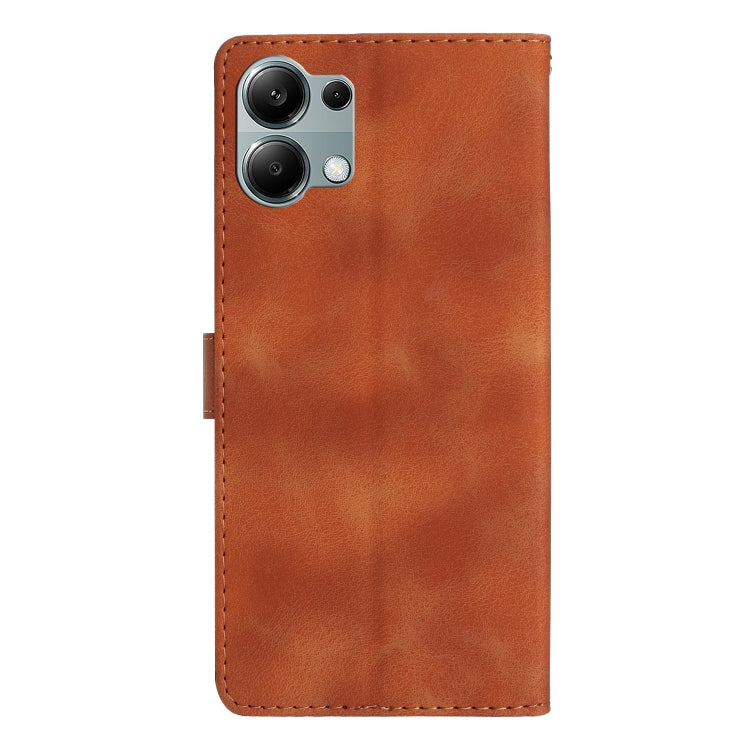 For Redmi Note 13 Pro 4G Flower Butterfly Embossing Pattern Leather Phone Case