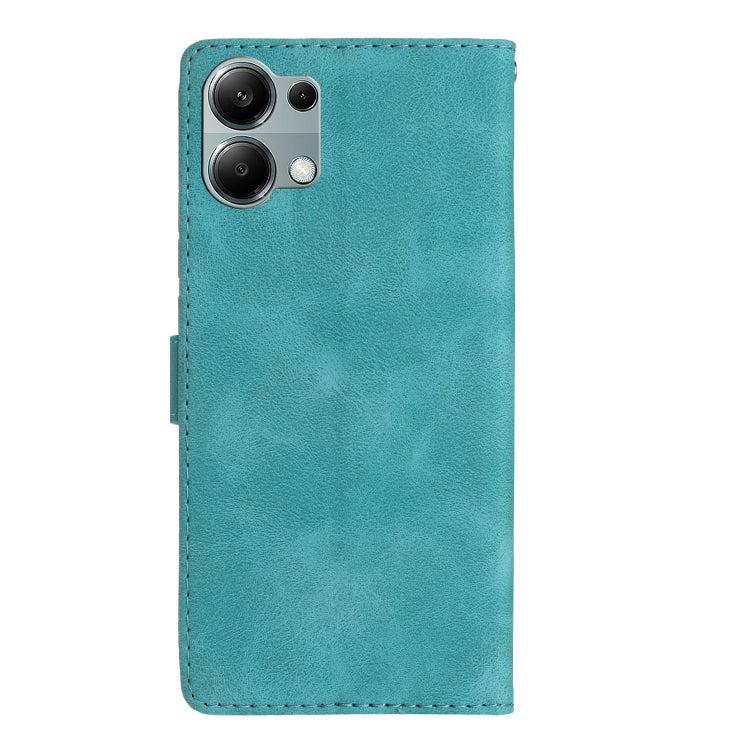 For Redmi Note 13 Pro 4G Flower Butterfly Embossing Pattern Leather Phone Case