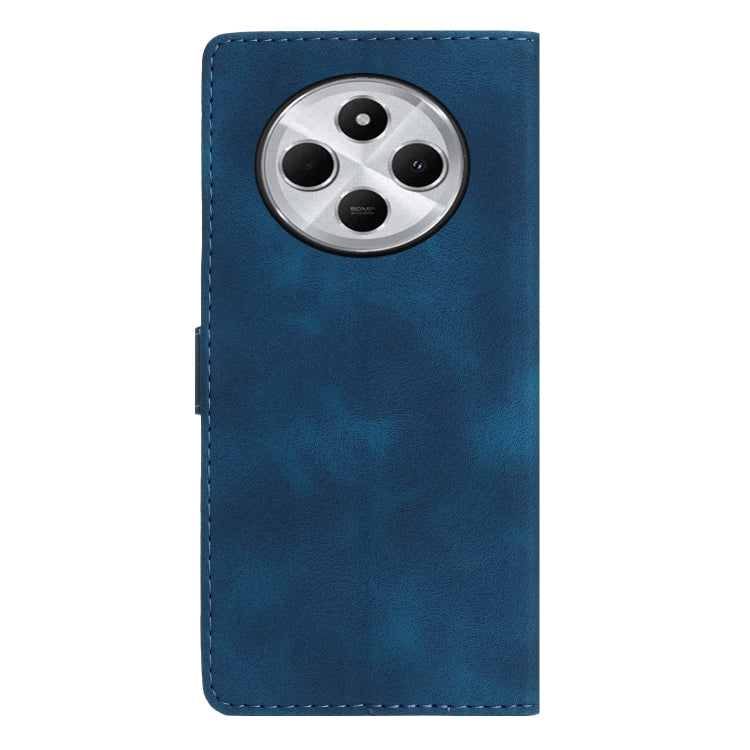 For Redmi 14C 4G Flower Butterfly Embossing Pattern Leather Phone Case