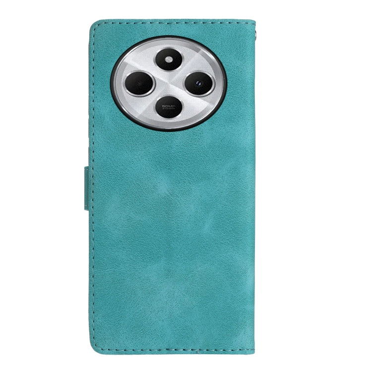 For Redmi 14C 4G Flower Butterfly Embossing Pattern Leather Phone Case