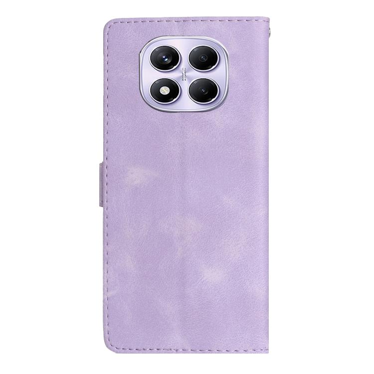 For Redmi Note 14 Pro 4G Flower Butterfly Embossing Pattern Leather Phone Case