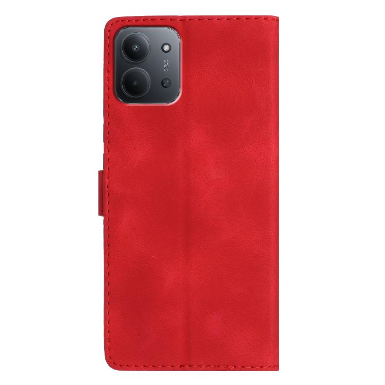 For Redmi 15C 5G/4G Global 171mm Flower Butterfly Embossing Pattern Leather Phone Case