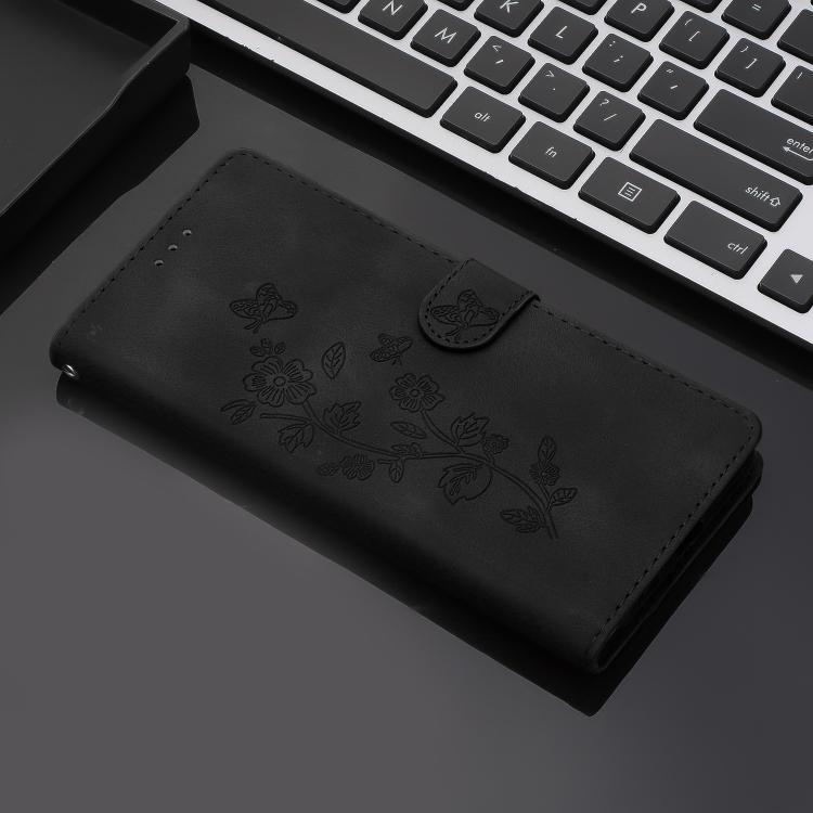 For Redmi 15T Pro 5G Flower Butterfly Embossing Pattern Leather Phone Case