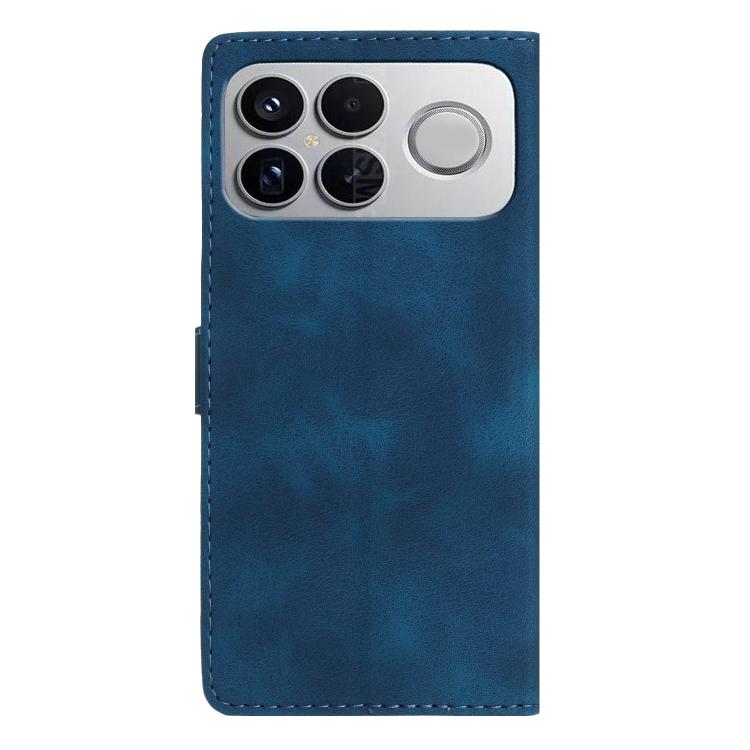 For Redmi K90/Poco F8 Pro Flower Butterfly Embossing Pattern Leather Phone Case