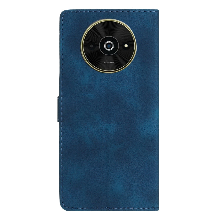 For Xiaomi Poco C61 Flower Butterfly Embossing Pattern Leather Phone Case