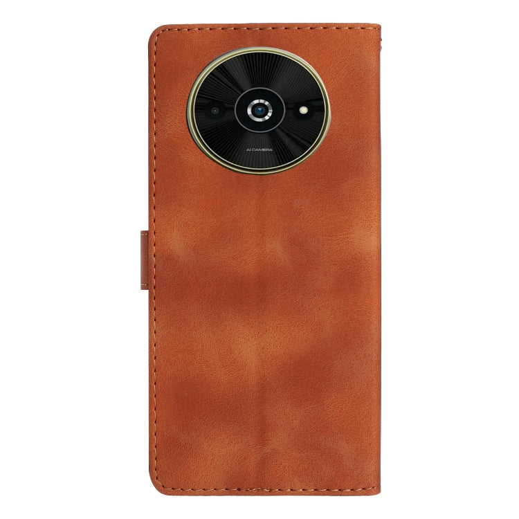 For Xiaomi Poco C61 Flower Butterfly Embossing Pattern Leather Phone Case