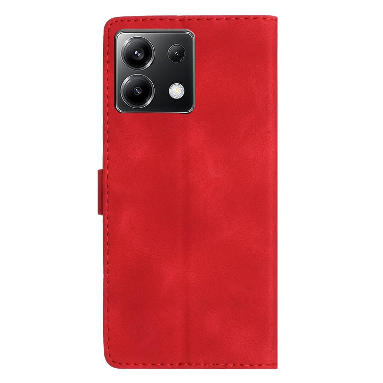 For Xiaomi Poco X6 Flower Butterfly Embossing Pattern Leather Phone Case