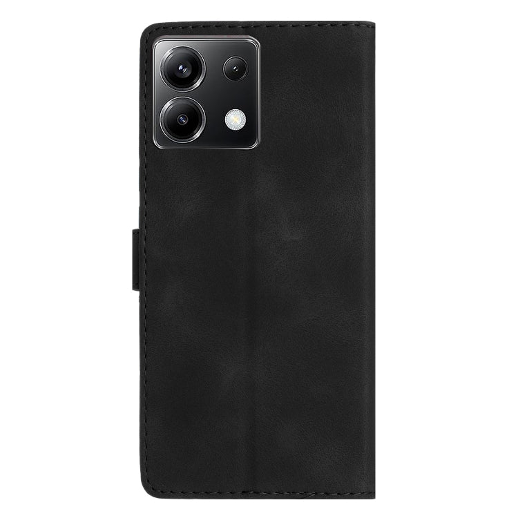 For Xiaomi Poco X6 Flower Butterfly Embossing Pattern Leather Phone Case